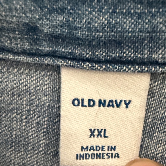 Old Navy Blue Denim Midi Dress - Picture 2 of 2